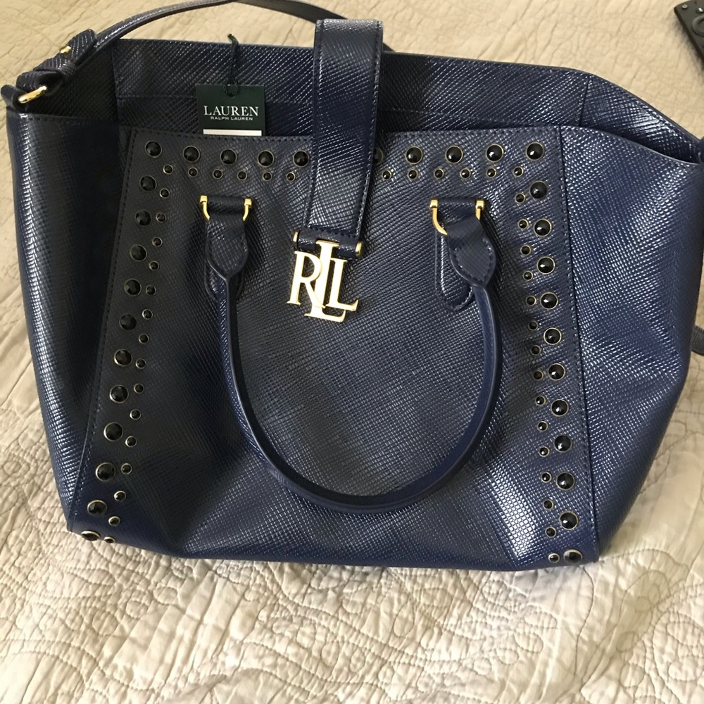 Ralph Lauren Navy bag NWT